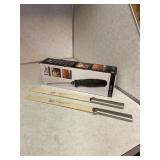 Set of 2 Rada Knives & Elite Slicer in Box