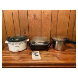 Crock Pot Electric Skillet & Pan with Lid