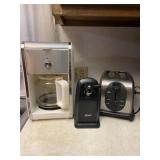 Coffee Pot Can Opener & Toaster