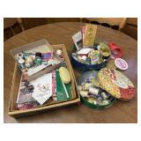 Vintage Sewing Supplies Needle & Thread