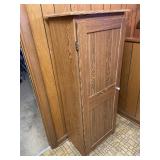 Wood Storage Utility Cabinet