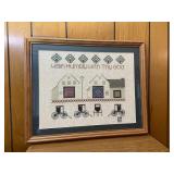 Walk Humbly with Thy God Needlepoint Print