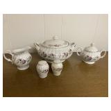 Pink Rose Fine China Set Creative Brand