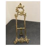 Ornate Brass Vintage Display Easel Stand