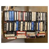 Box of 8 Track Cassettes Inc Beatles Paul Simon