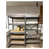 Pair of Metal Shelves
