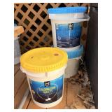 3 Full 40 lb Chlorine Buckets