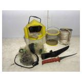 Fish Filet knife - trap - rope - etc