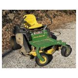 John Deere Z245 Zero Turn Mower (581hrs) runs