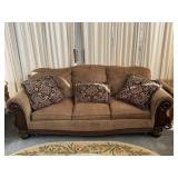 Modern Wood Accent Sleeper Sofa