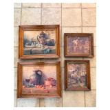 Vintage Framed Artwork incl. Robert Chailloux