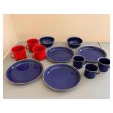 Enamel Dinnerware Set