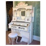 Beckwith Organ Company Chicago Hand Painted Pump