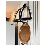 Half Dome Pot Rack with Tray