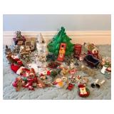 Large Christmas Decor Lot