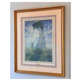 Woman with a Parasol by Claude Money Framed