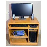 Dell Computer, Monitor, Speakers, Keyboard,