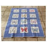Childrens Butterfly Quilt