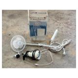 Desk Light & Swing Arm Fan with Extension Cord