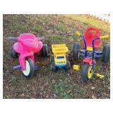 Toddler Tricycles and Tonka Dump Truck