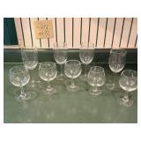 Clear Glass Stemware