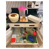 Plastic Storage & Kitchen Lot