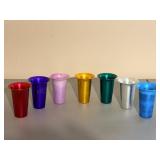 Vintage Anodized Aluminum Multi Color Tumblers