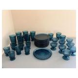 Indiana Glass Style Riviera Blue Set