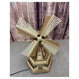 Dutch Windmill Light Up Lamp Figurine