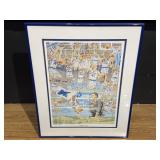 "Wildcats 94-95" Framed Artwork by Steve Ford