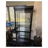 5 Tier Glass Display Cabinet
