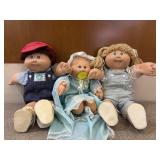 Cabbage Patch Dolls Group of 3