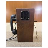 Old Wooden Block Phone Vintage