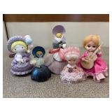 Small Vintage Dolls Group of 5