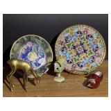 Goudeville Limoge Miniature Shoe, Dekor