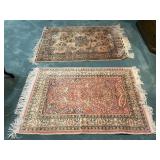 Set of 2 Nice Floral Rugs