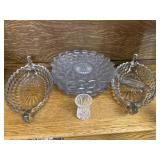 Fostoria Serving Dishes, Plates & Toothpick Holder