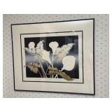 Framed Calla Lilies Artwork