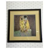 Framed Print of "The Kiss" by Gustav Klimt