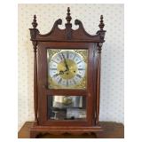 Large  Pillar and Scroll Mantel Clock