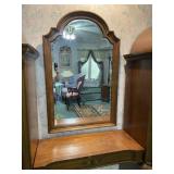 Nice Wood Frame Wall Mirror & Drawer