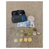 Currency Converter with Foreign Money & Coins