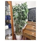 Large Faux Tree with Planter