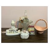 Flower Baskets & Precious Moments Home Decor