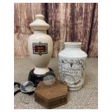 Vintage Apothecary Jar Inhaler & Eyeglasses