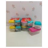 Mini Plastic Canister Sets New