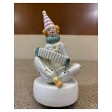 Clown Revolving Jewelry Box Figurine