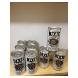 Dixie Brewing Company Set of 9 Beer Cans