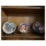 Collector Plates inclu. Norman Rockwell