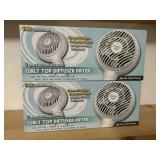 2 Curly Top Diffuser Dryers